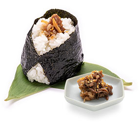 写真：牛肉しぐれ煮のおむすび