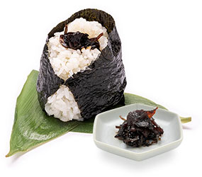 写真：つぼ漬け昆布のおむすび