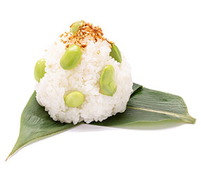 写真:丹波黒豆枝豆むすび